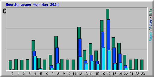 Hourly usage for May 2024